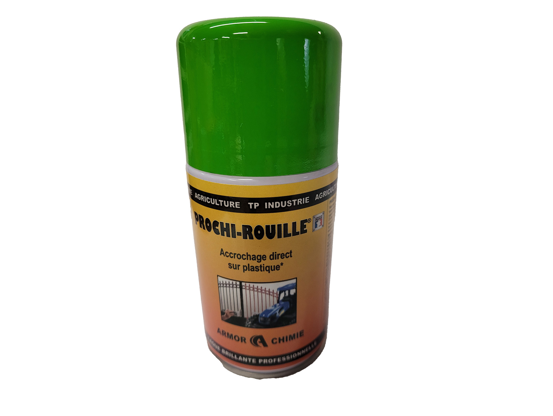 Peinture antirouille aérosol PROCHIROUILLE Vert Viking 1770 250ml